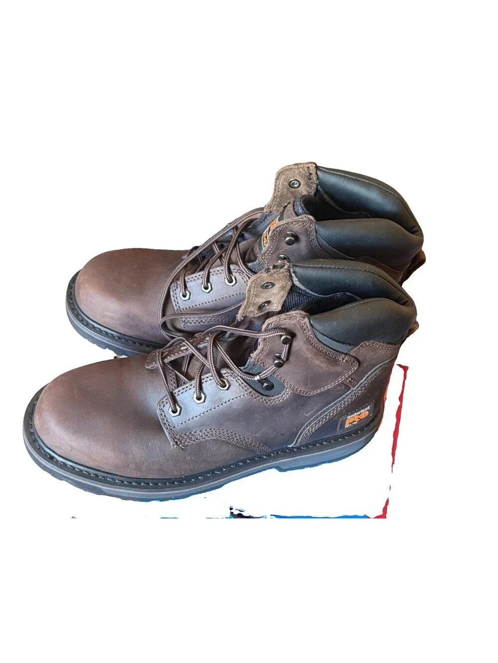 Timberland PRO Pit Boss Steel Toe Boots 10 Brown - NEW - MSRP: $159.99